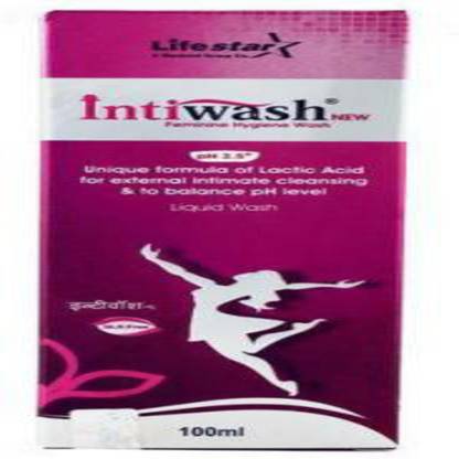 Lifestar INTIWASH NEW FEMININE HYGIENE WASH (PACK OF 3 ) (100ML* 3 ) Intimate Wash