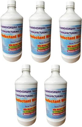 BABA ANANDESHWAR Floor Cleaner 1ltr (pack of 5) Floral