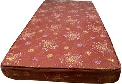 Sleepzy BROWN-78-30-5 5 inch Single High Density (HD) Foam Mattress