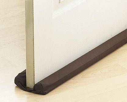 vdhja Fabric Twin Door Draft Guard to Stop Unwanted Light and Stop Escaping of Cool Air from Air Conditioner Split for Doors and Windows Fabric Twin Door Draft Guard to Stop Unwanted Light and Stop Escaping of Cool Air from Air Conditioner Split for Doors and Window Floor Mounted Door Stopper