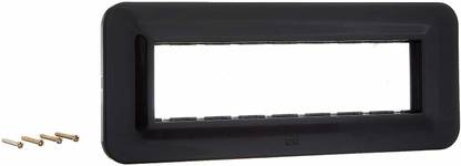 Anchor By Panasonic 66808BL Roma Urban Modular Polycarbonate 8M Curve (Black, Pack of 1) Wall Plate