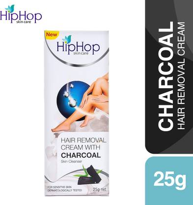 HipHop Skincare Charcoal Hair Removal Cream - Women (Pack of 4) Cream