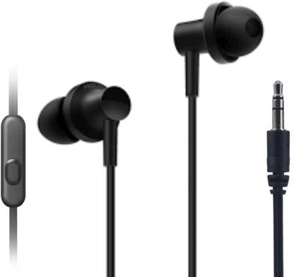 DECOR Production Earphones with Mic and Sound Control with Powerful Bass Wired