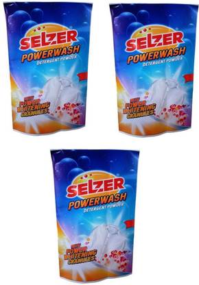 SELZER Detergent Powder 1kg (pack of 3) Detergent Powder