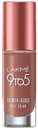Lakmé 9To5 Primer + Gloss Nail Colour, Simply Nude, 6 ml Simply Nude
