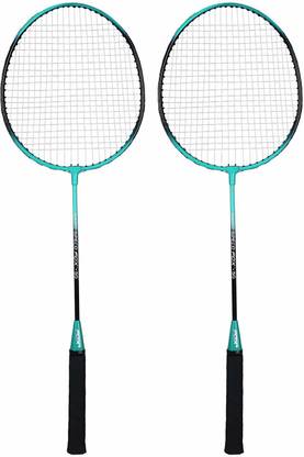 mayank & company Badminton Racquet shuttle Bat for junior & Senior (Pack of: 2) Multicolor Strung Badminton Racquet