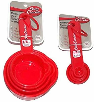Betty Crocker Plastic Measuring Spoon Set