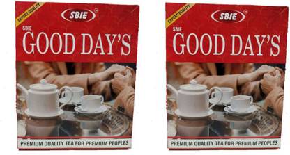 Good Day's Premium Regular Black Tea ( 500 GM ) - Pack of 2 Assorted Tea Box