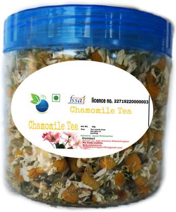 Harsh Enterprises Chamomile Tea / whole flower Chamomile Herbal Tea Mason Jar