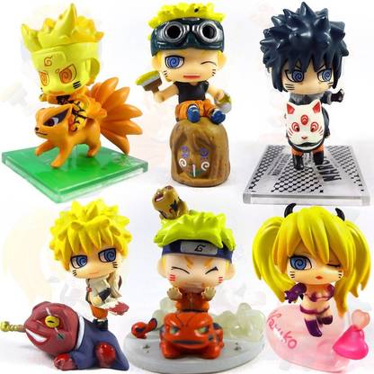 ComicSense Naruto Chibi 6 Characters PVC Action Figure Set