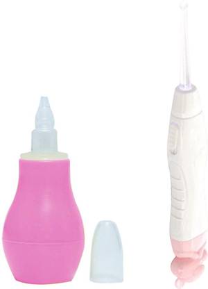 MAXISTORE BABY flash light ear Pick & Nose Cleaner Pump