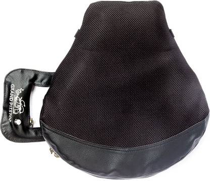 GrandPitstop Air Seat with in Built Air Pump for Motorcycles Single Bike Seat Cover For Universal For Bike Universal For Bike