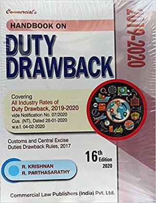 Handbook On Duty Drawback