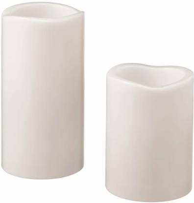 IKEA LED Block Candle In/Out, Set of 2, Battery-operated Candle
