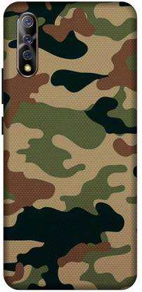 KARJUN Back Cover for Vivo S1, Vivo 1907 Army Uniform Printed