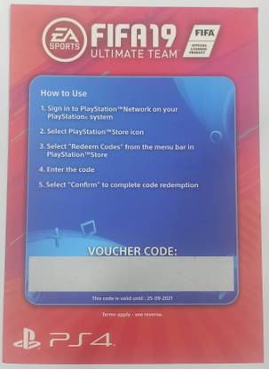 FIFA 19 Ultimate Team (Voucher Code) For PS4 Ultimate Team Edition