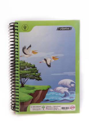 VIJETA Spiral Register A4 Notebook Ruled 400 Pages
