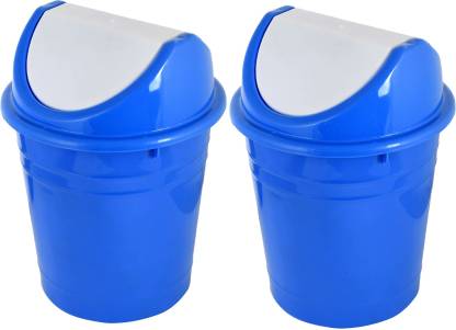 KUBER INDUSTRIES Plastic 2 Pieces Medium Size Swing Lid Garbage Waste  Dustbin for Home, Office, Factory, 10 Liters (Blue) -CTKTC38709 Plastic  Dustbin Price in India - Buy KUBER INDUSTRIES Plastic 2 Pieces