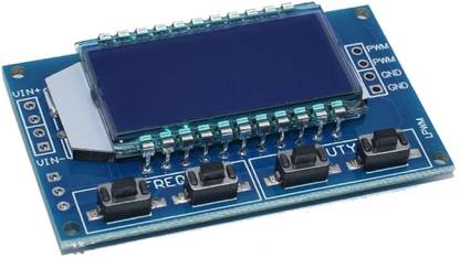 KTC CONS LABS PWM Pulse Frequency Duty Cycle Adjustable Module LCD Display 1Hz-150Khz 3.3V-30V PWM Board Module Educational Electronic Hobby Kit