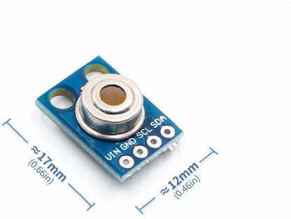 KTC CONS LABS MLX90614ESF non-contact Infrared Temperature Sensor Module IIC Interface IR Sensor Compatible Temperature Sensor and Controller Electronic Hobby Kit