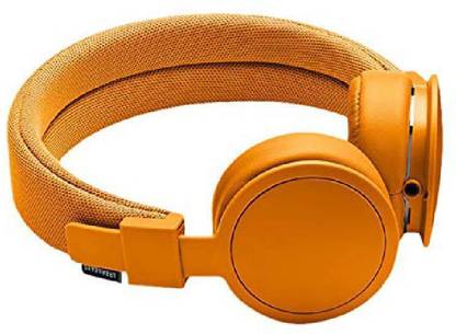 Urbanears Plattan Adv On-Ear Headphones, Bonfire Orange (4091164) -- Wired