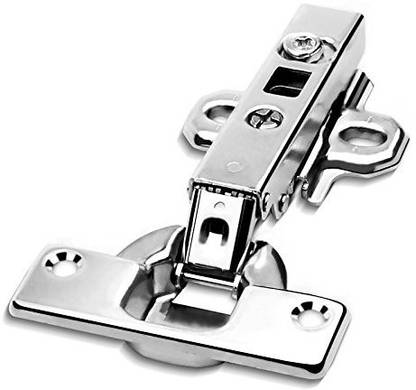 Sanjari Soft Close Clip On Hydraulic Concealed Hinges Set of 10 (0 Degree Crank) Concealed Hinge