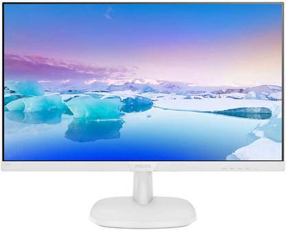 PHILIPS VLINE 54.61 cm (21.5 inch) Full HD IPS Panel Monitor (White V-LINE 21.5" FHD IPS MONITOR WITH SPEAKER)