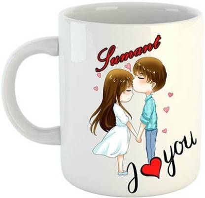 Nakshasutra Sumant I Love You 02 Ceramic Coffee Mug