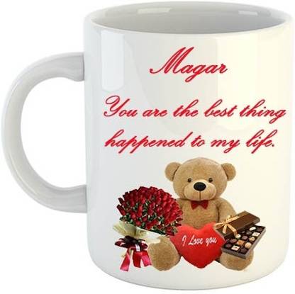 Midas Craft Magar Romantic Love Liners 02 Ceramic Coffee Mug