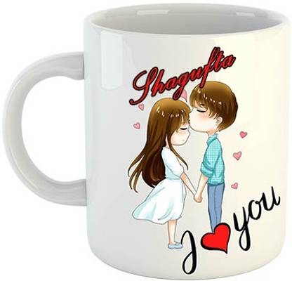 Nakshasutra Shagufta I Love You 02 Ceramic Coffee Mug