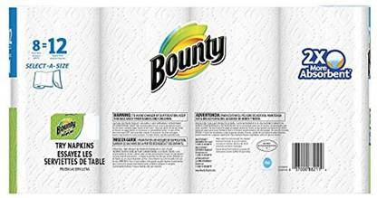 Bounty Paper Towels White Paper Napkins