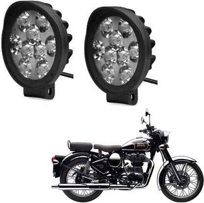BRPEARl Fog Light 2 X 9 LED Side Marker Light-400 Side Marker Motorbike LED for Royal Enfield (12 V, 27 W)