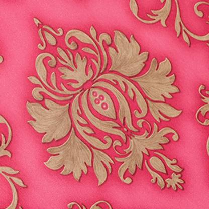 Eurotex Vinyl Decorative Red Wallpaper