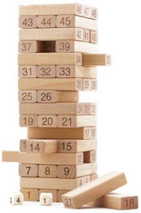 Jippco WOODEN BLOCKS NATURAL WOOD COLOUR