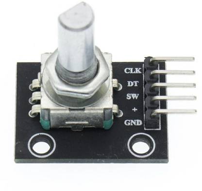 KTC CONS LABS 360 Degrees EC11 Rotary Encoder Module For Arduino Brick Sensor Switch Development Board KY-040 With Pins Interconnect Electronic Hobby Kit