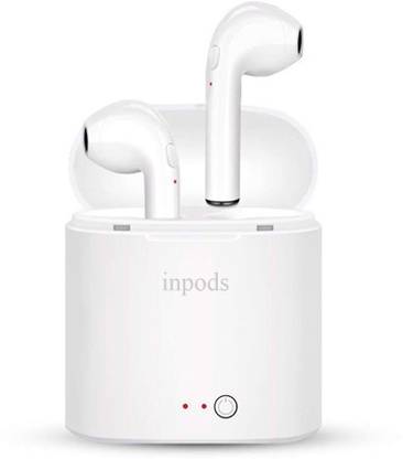 Kabeer enterprises 7 Bluetooth Headset (In Ear- White) Bluetooth