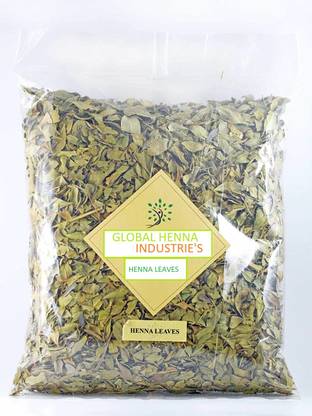 GLOBAL NATURAL'S 100% Pure Natural Henna(Mehandi) Leaves Original Pure Rajasthani Henna from Sojat(Henna City), Rajasthan Used for Hair, Hands and Foot