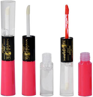 M.A.R.S 2in1 Amaranth Color Lipgloss & Lipgloss Remover With Kajal