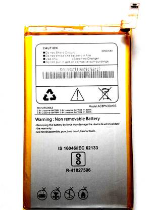 FULL CELL Mobile Battery For  Micromax Canvas 6 E485 ACBPN30M03