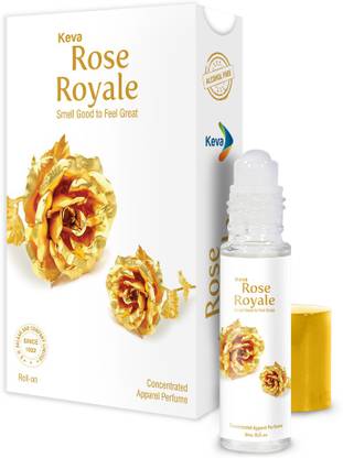 KEVA ROSE ROYALE Roll On Non Alcoholic Perfume  -  6 ml
