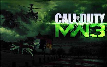 Call of Duty Game Poster For Room With Gloss Lamination M55 Paper Print