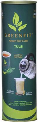 greenfit TULSI GREEN TEA - CUPS Tulsi Green Tea Tin