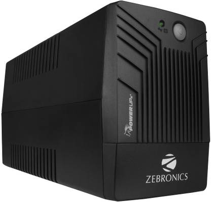 ZEBRONICS ZEB-MLS750 220 VAC Line-interactive Tower Model UPS with Overload Protection 3 Outlet Plugs