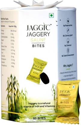 Jaggic Jaggery Saunf Bites Saunf Candy