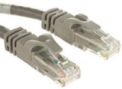 QUANTUM LAN Cable 10 m Ethernet Patch Cord CAT6 RJ45 LAN Straight Cable (10m, White)