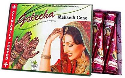 Golecha Natural Mehendi Cones