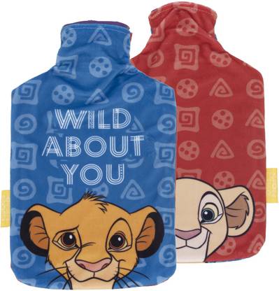 Arditex Hot Water Bottle Disney Lion King Hot Water Bottle With Textile Cover 0.75 L Hot Water Bag