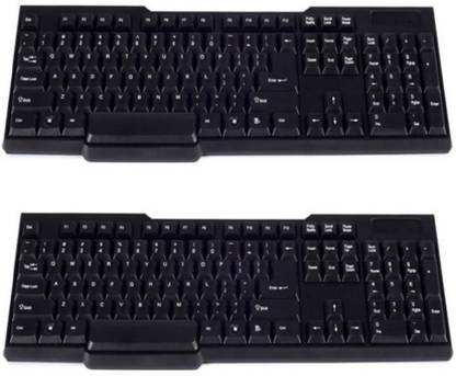 MOKA SOFT KeyBoard-4 Wired USB Standard Desktop Keyboard Compatible with Desktop, Laptop, Mac