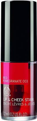 THE BODY SHOP Shop Lip Cheek Stain, 003 Red Pomegranate, 7.2ml Lip Stain