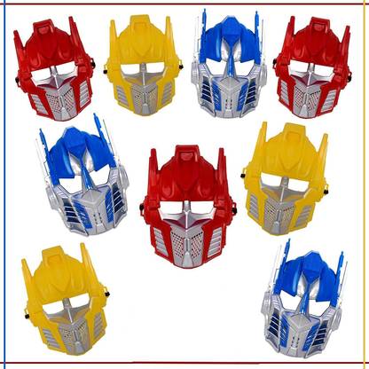 ENJOY Full Face Transformer Theme Party Mask combo pack of 9 Party Mask